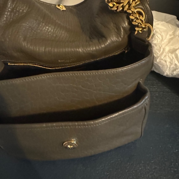 Niki medium ysl leather shoulder bag light musk color - Picture 7 of 8